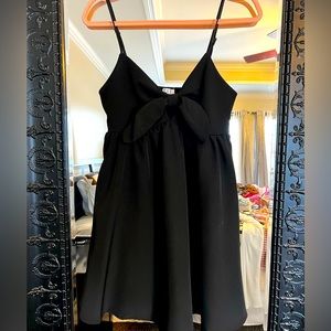 Black baby doll dress